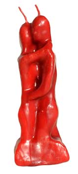 Lovers Candle Red 7"
