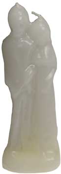 Marriage / HandFasting Female / Male Candle - White 7" Marriage / HandFasting Female / Male Candle - White 7"