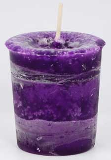 Healing Herbal votive - purple Healing Herbal votive - purple