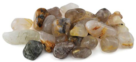 1 Lb Rutile tumbled 1 Lb Rutile tumbled