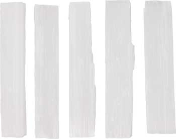 4" Selenite mini sticks 5 pk 4" Selenite mini sticks 5 pk