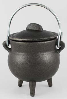 Plain Cast Iron Cauldron 3" Plain Cast Iron Cauldron 3"