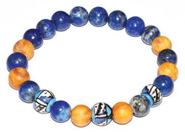 8mm Palo Santo Lapis bracelet 8mm Palo Santo Lapis bracelet