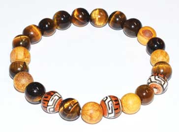 8mm Palo Santo Tiger Eye bracelet 8mm Palo Santo Tiger Eye bracelet