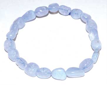 Agate, Blue Lace Nugget bracelet Agate, Blue Lace Nugget bracelet