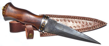 Rosewood Damascus athame Rosewood Damascus athame