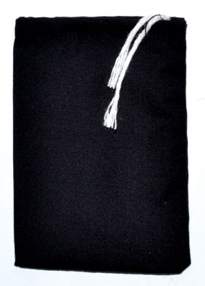 Black Cotton Bag 3"x4" Black Cotton Bag 3"x4"