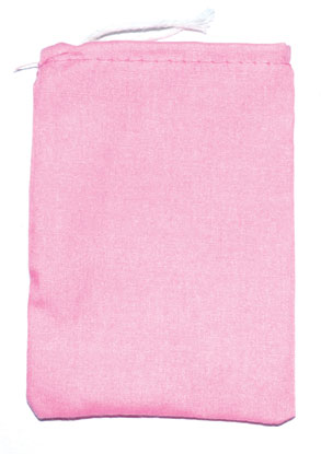 Pink Cotton Bag 3" x 4" Pink Cotton Bag 3" x 4"