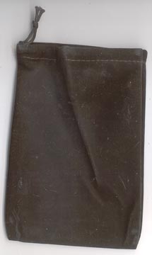 Bag Velveteen 4 x 5 1/2 Black Bag Velveteen 4 x 5 1/2 Black