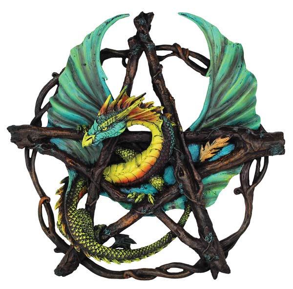 Forest Pentagram Dragon 13" Forest Pentagram Dragon 13"