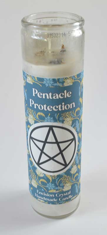 Pentacle Protection aromatic jar candle Pentacle Protection aromatic jar candle
