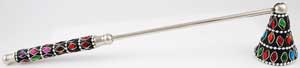Multi-Color Jeweled candle snuffer Multi-Color Jeweled candle snuffer