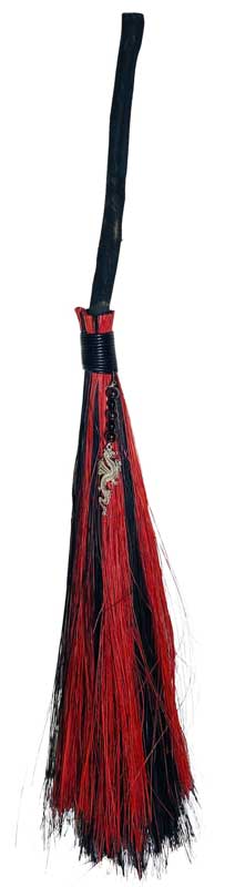 21+" Dragon Black & Red broom 21+" Dragon Black & Red broom
