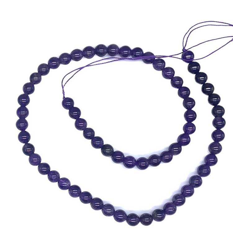 6mm Amethyst beads 6mm Amethyst beads