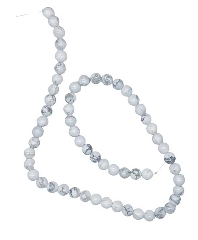6mm Howlite beads 6mm Howlite beads