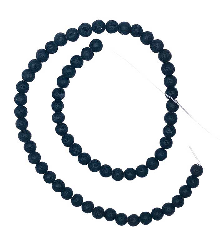 6mm Lava beads 6mm Lava beads