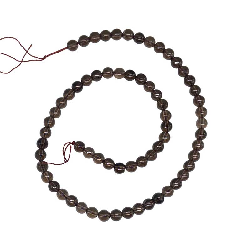 6mm Smoky Quartz beads 6mm Smoky Quartz beads