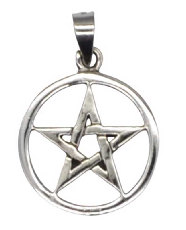 3/4" Pentagram sterling 3/4" Pentagram sterling
