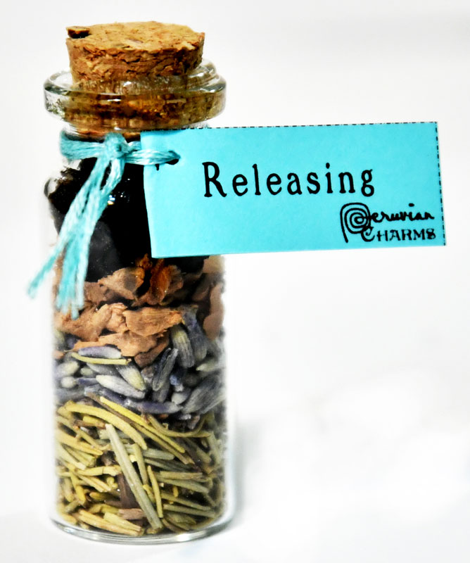 Releasing pocket spellbottle Releasing pocket spellbottle