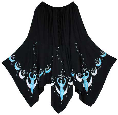 Moon Goddess Long Skirt black Moon Goddess Long Skirt black
